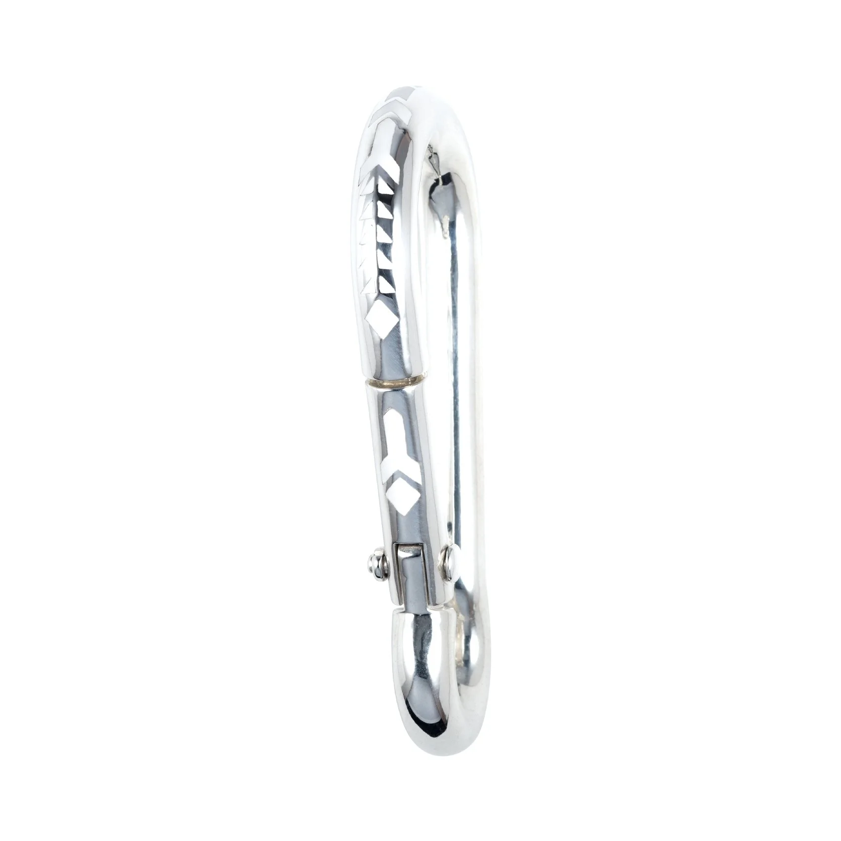 Symbol Carabiner　SILVER CALIFORNIA ORIGINAL' LRG CARABINER — JASON Le COMPTE